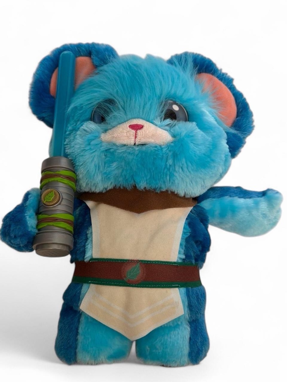 Star Wars Blue Plush Bear with Teal Lightsaber
